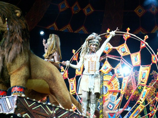 Nicola in "The Lion King" at Hong Kong Disneyland